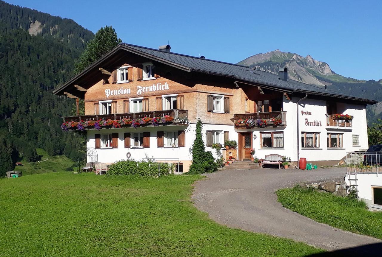 Fernblick Fruehstueckspension Schoppernau Buitenkant foto