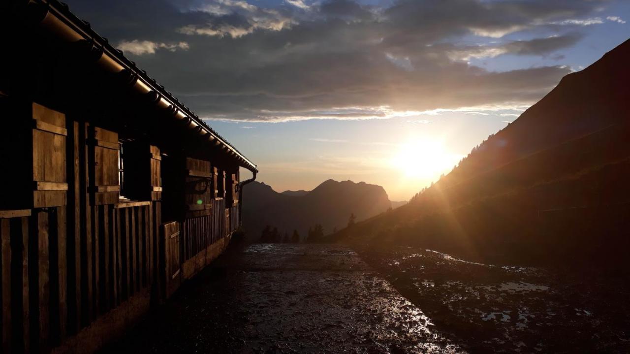 Fernblick Fruehstueckspension Schoppernau Buitenkant foto