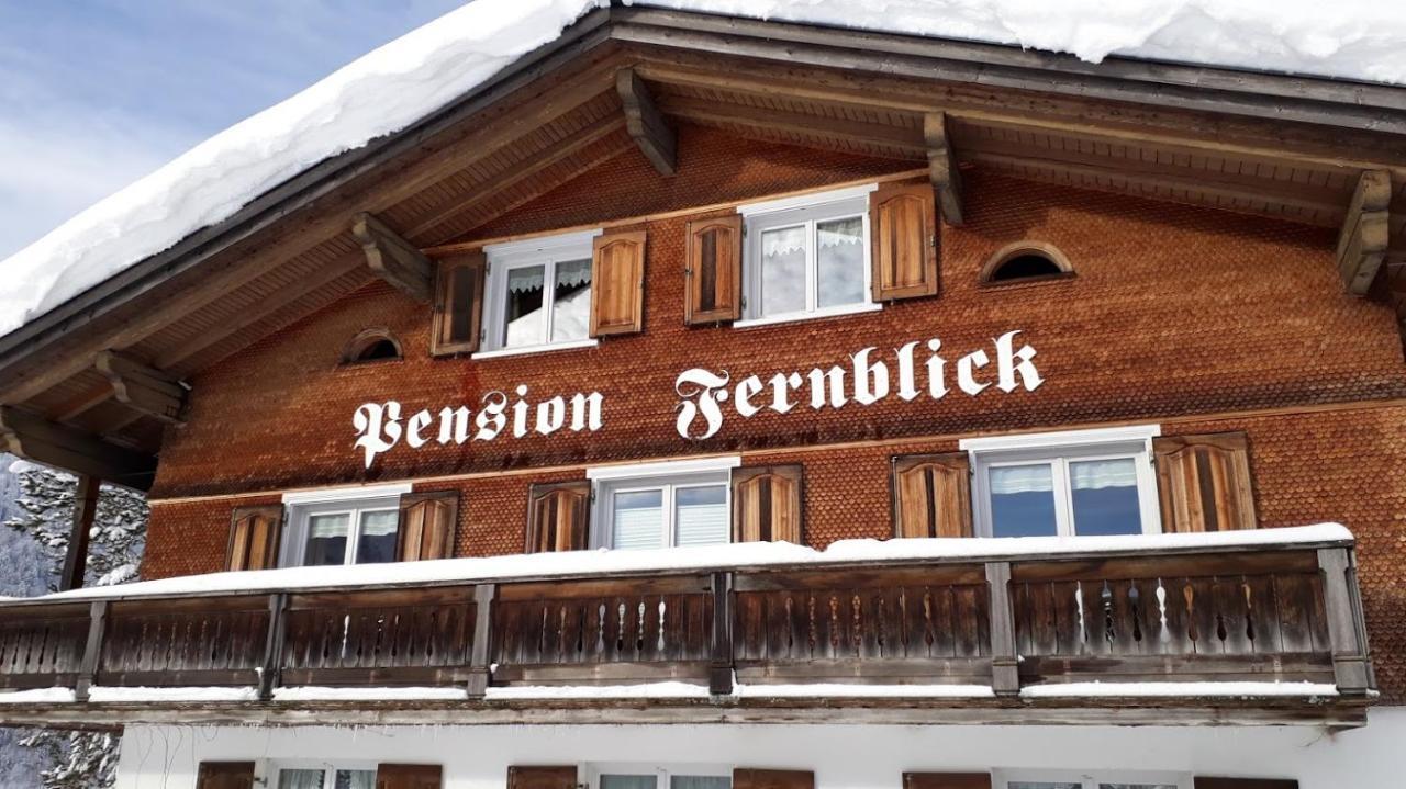 Fernblick Fruehstueckspension Schoppernau Buitenkant foto